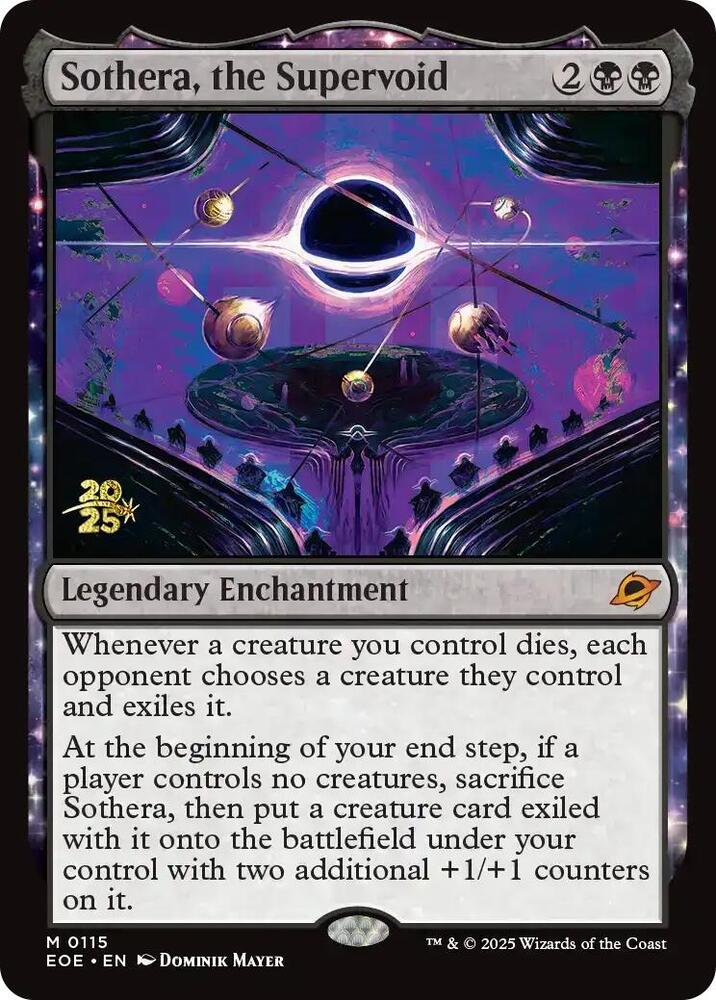 Sothera, the Supervoid 115 card from Prerelease Cards
