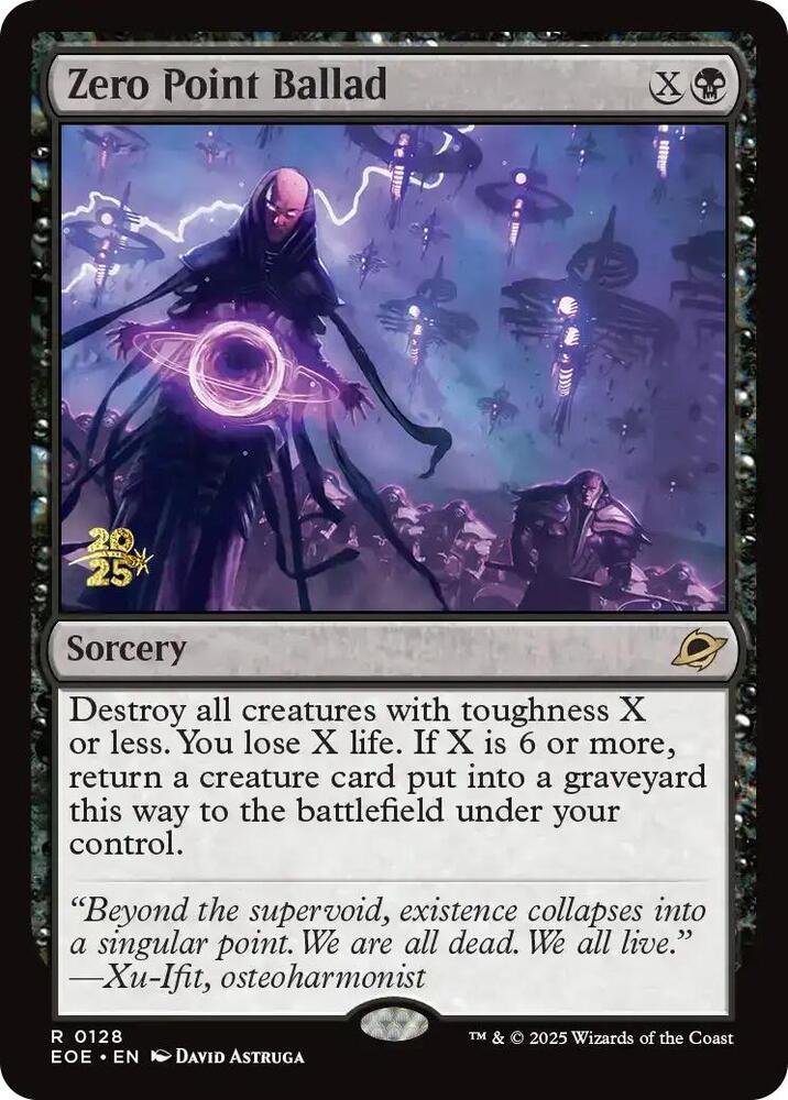 Zero Point Ballad 128 card from Prerelease Cards