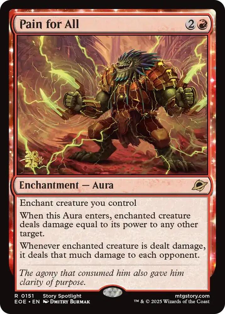 Pain for All 151 card from Prerelease Cards