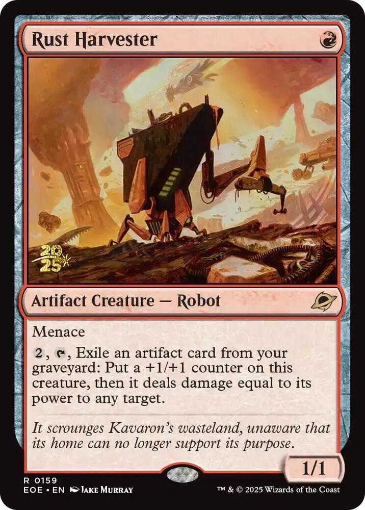 Rust Harvester 159 card from Prerelease Cards