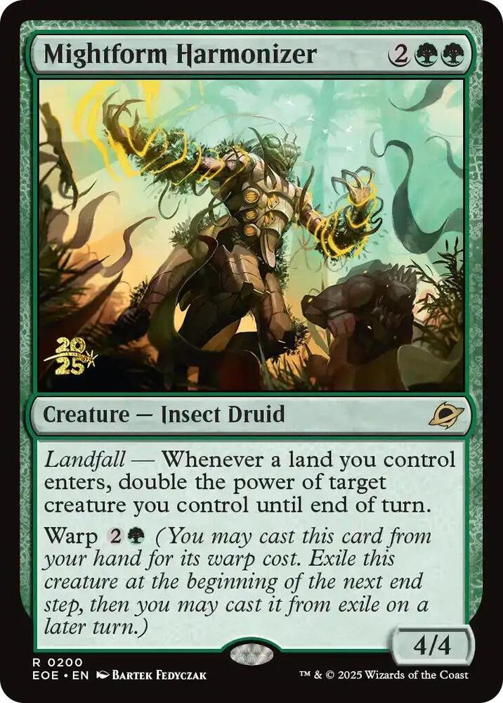Mightform Harmonizer 200 card from Prerelease Cards