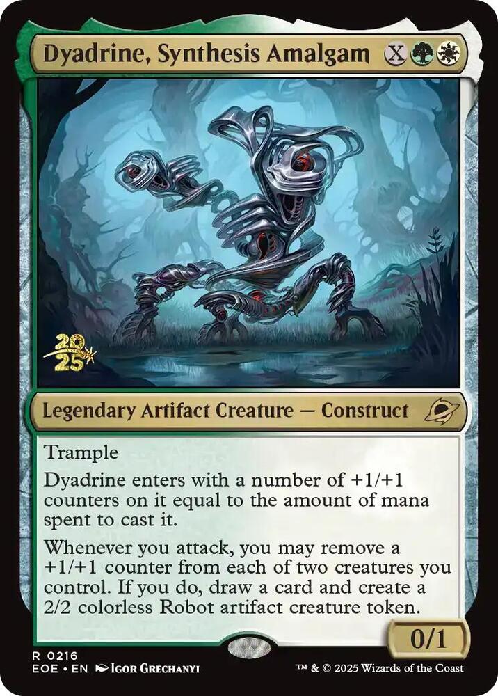 Dyadrine, Synthesis Amalgam 216 card from Prerelease Cards