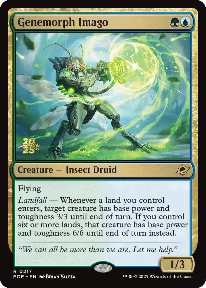 Genemorph Imago 217 card from Prerelease Cards