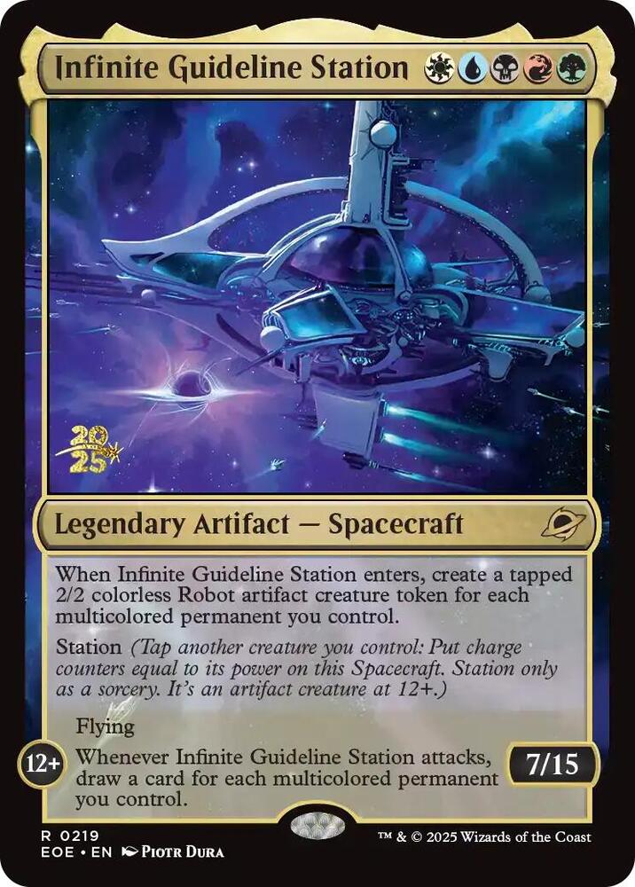 Infinite Guideline Station 219 card from Prerelease Cards
