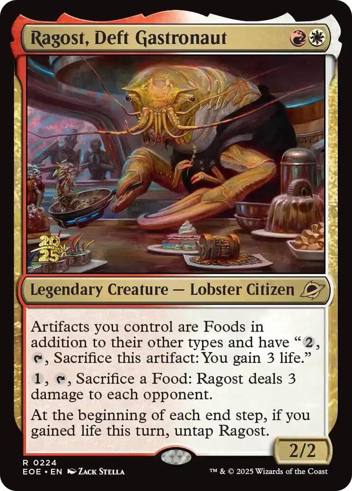 Ragost, Deft Gastronaut 224 card from Prerelease Cards