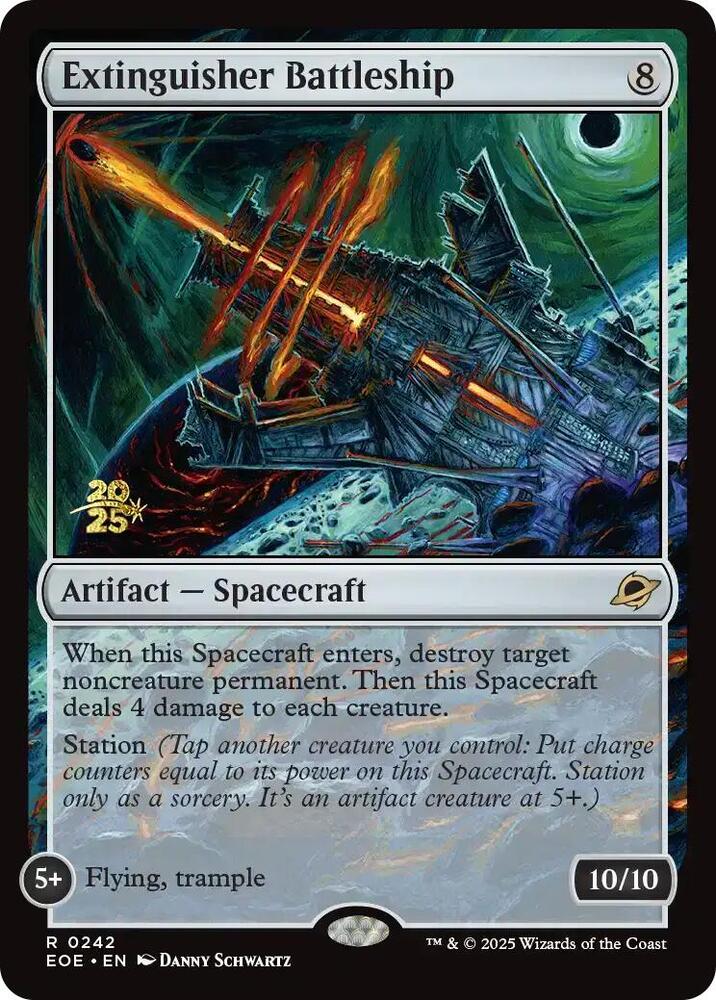 Extinguisher Battleship 242 card from Prerelease Cards