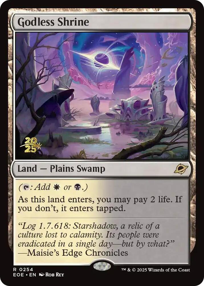 Godless Shrine 254 card from Prerelease Cards
