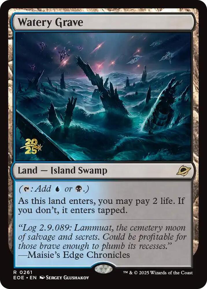 Watery Grave 261 card from Prerelease Cards