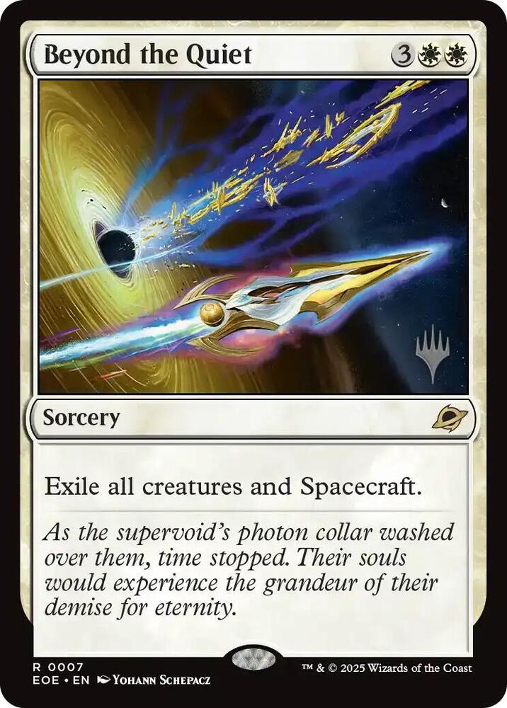 Beyond the Quiet 7 card from Promo Pack: Edge of Eternities
