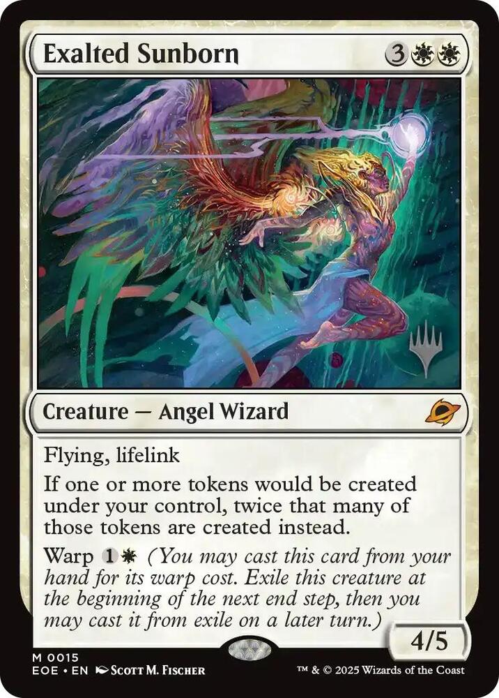 Exalted Sunborn 15 card from Promo Pack: Edge of Eternities