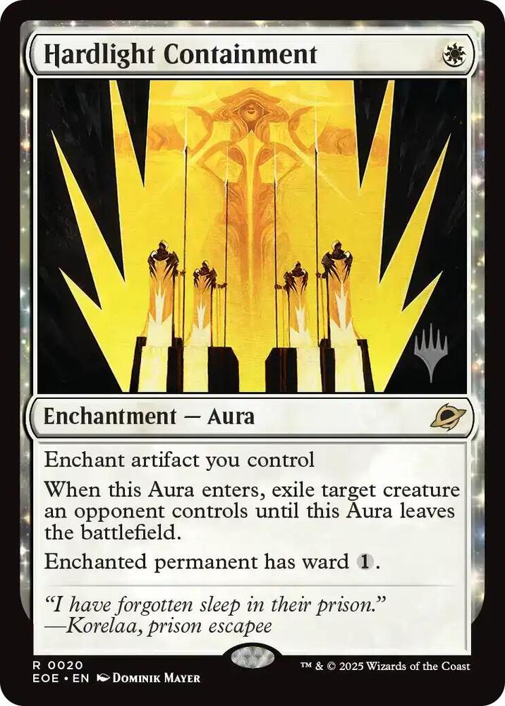 Hardlight Containment 20 card from Promo Pack: Edge of Eternities
