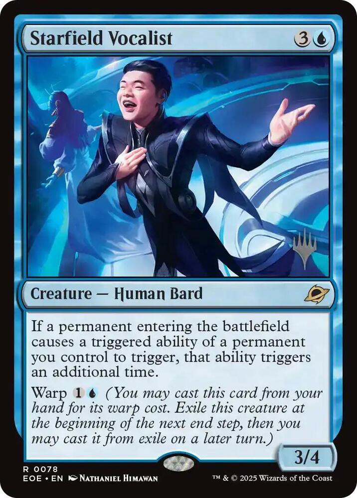 Starfield Vocalist 78 card from Promo Pack: Edge of Eternities