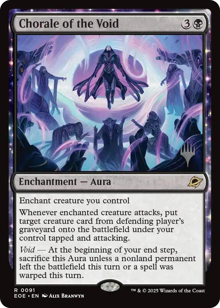 Chorale of the Void 91 card from Promo Pack: Edge of Eternities