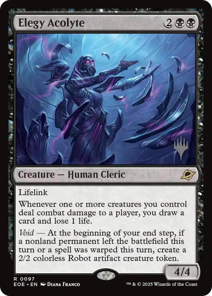 Elegy Acolyte 97 card from Promo Pack: Edge of Eternities