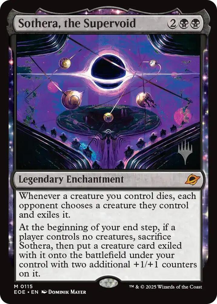 Sothera, the Supervoid 115 card from Promo Pack: Edge of Eternities