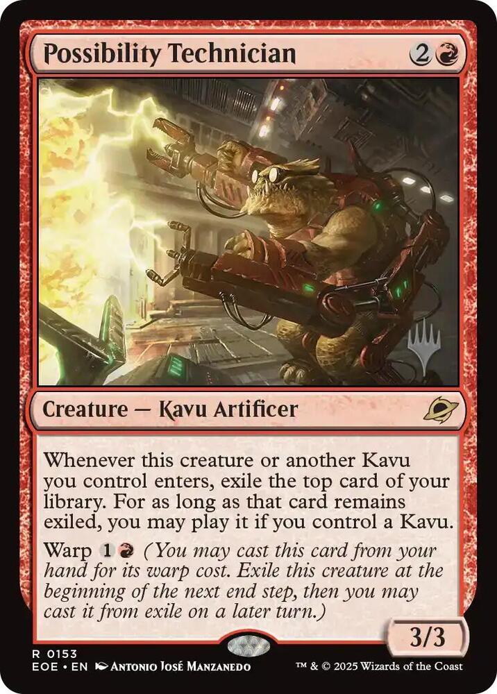 Possibility Technician 153 card from Promo Pack: Edge of Eternities