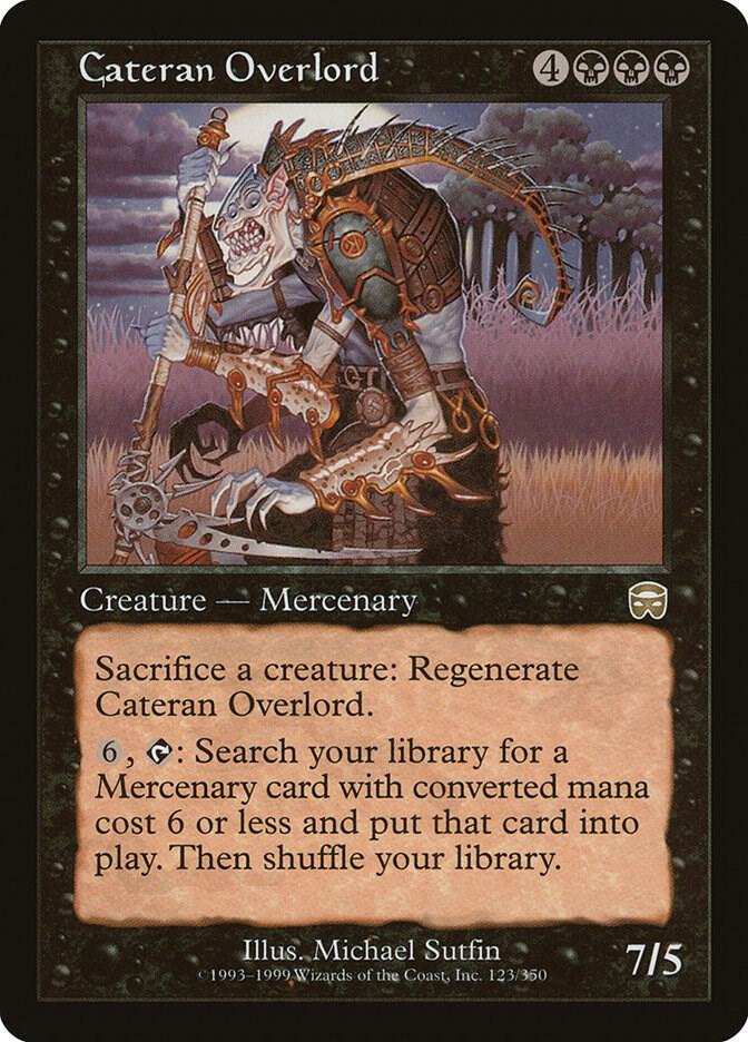 Cateran Overlord 123 card from Mercadian Masques