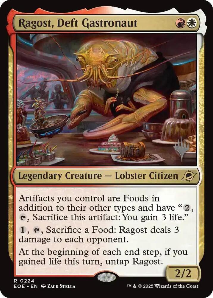 Ragost, Deft Gastronaut 224 card from Promo Pack: Edge of Eternities
