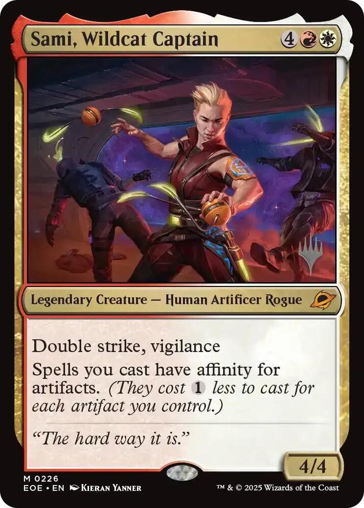 Sami, Wildcat Captain 226 card from Promo Pack: Edge of Eternities