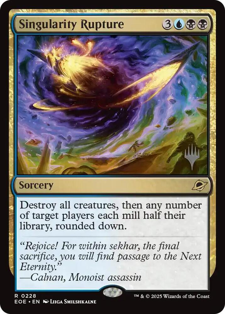 Singularity Rupture 228 card from Promo Pack: Edge of Eternities