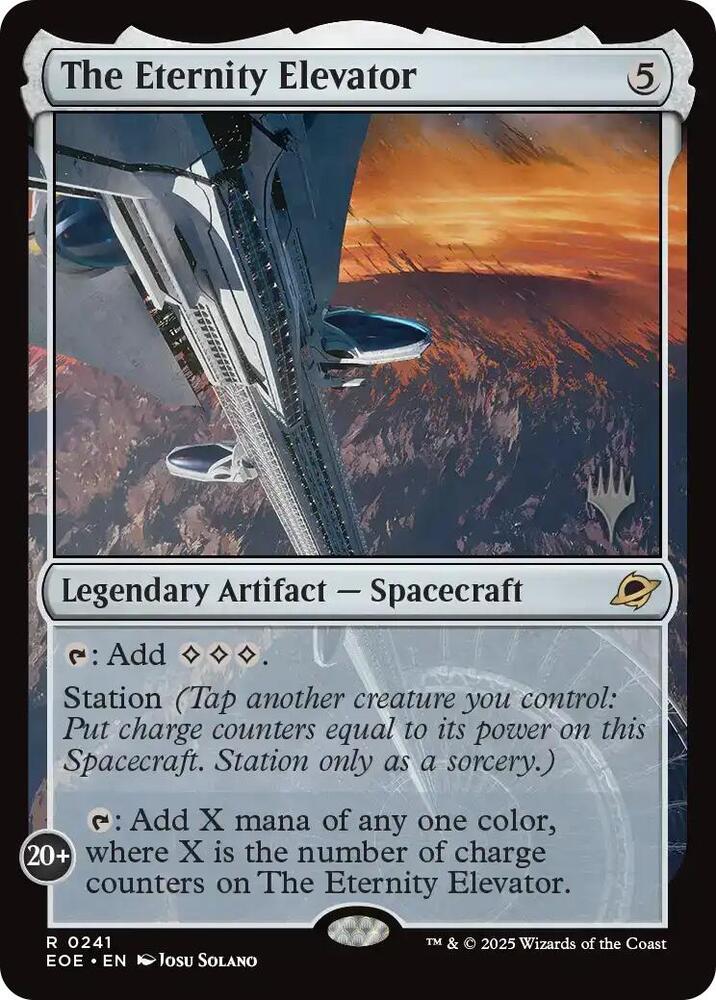 The Eternity Elevator 241 card from Promo Pack: Edge of Eternities