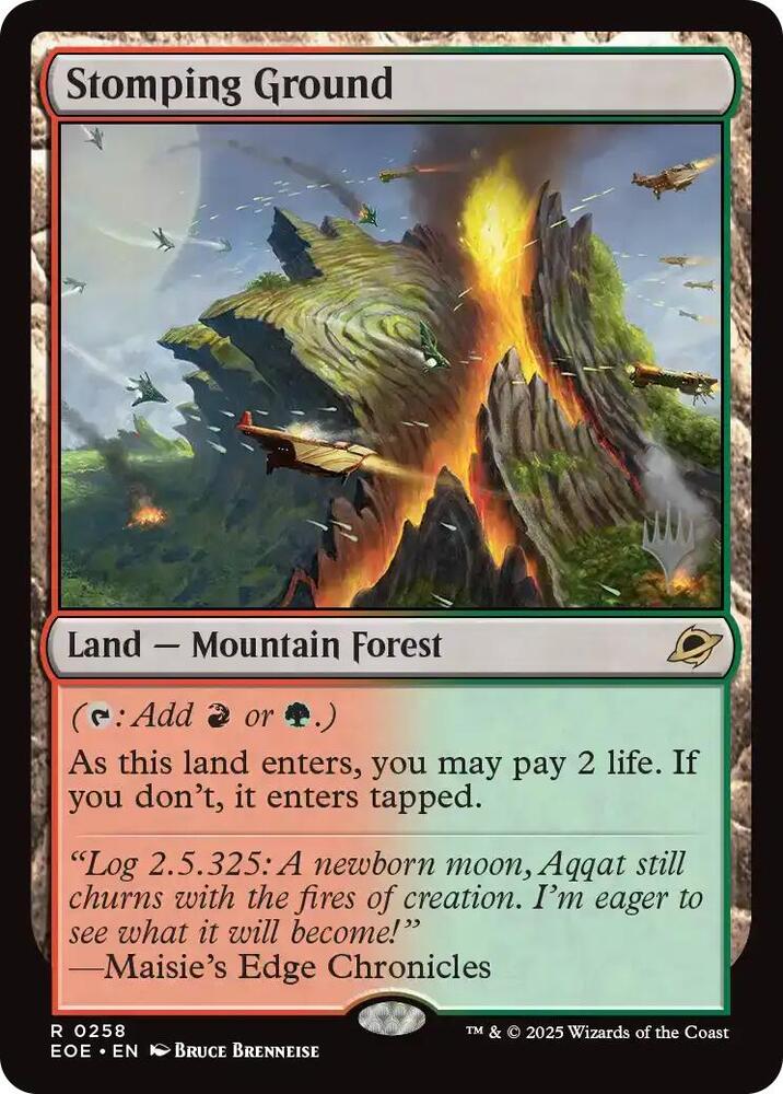 Stomping Ground 258 card from Promo Pack: Edge of Eternities