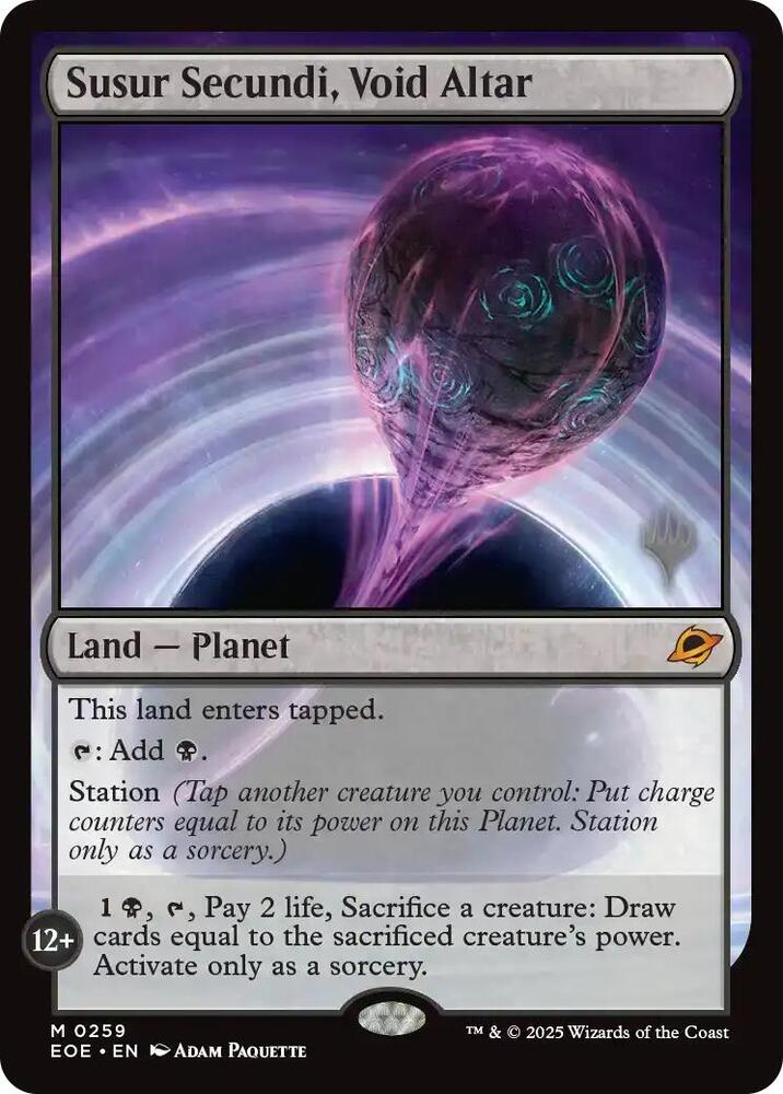 Susur Secundi, Void Altar 259 card from Promo Pack: Edge of Eternities
