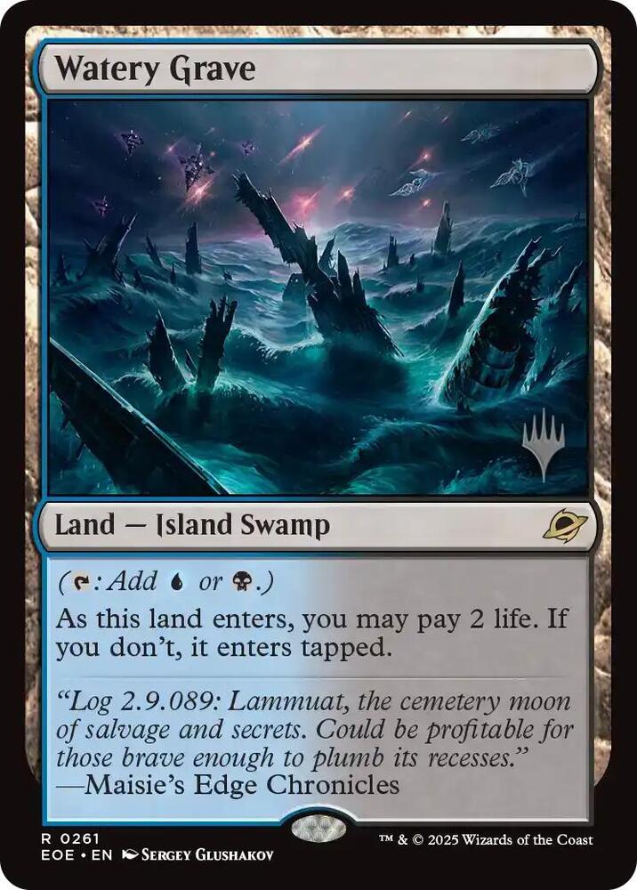 Watery Grave 261 card from Promo Pack: Edge of Eternities