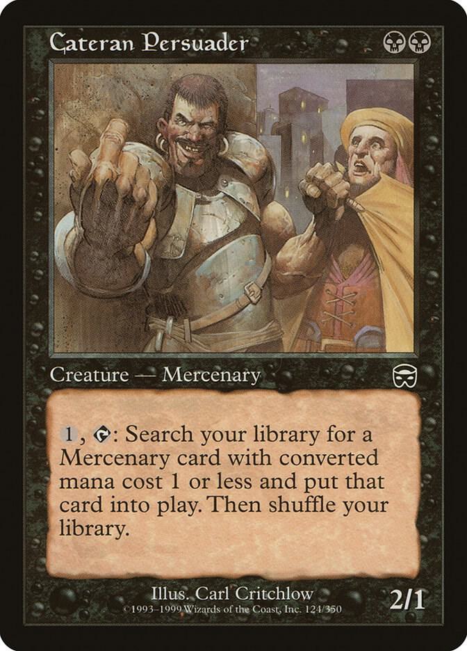 Cateran Persuader 124 card from Mercadian Masques