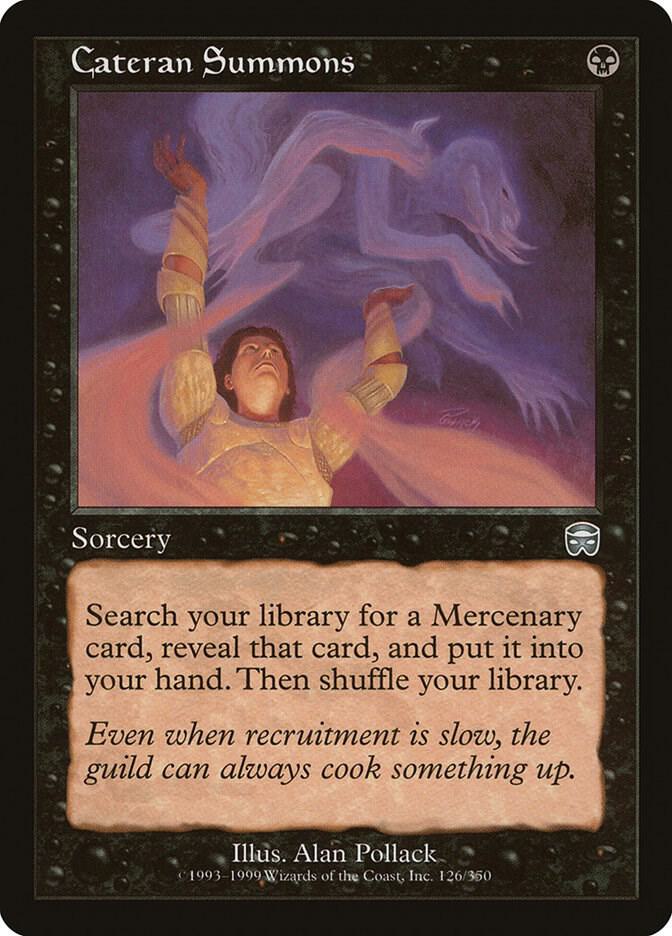 Cateran Summons 126 card from Mercadian Masques