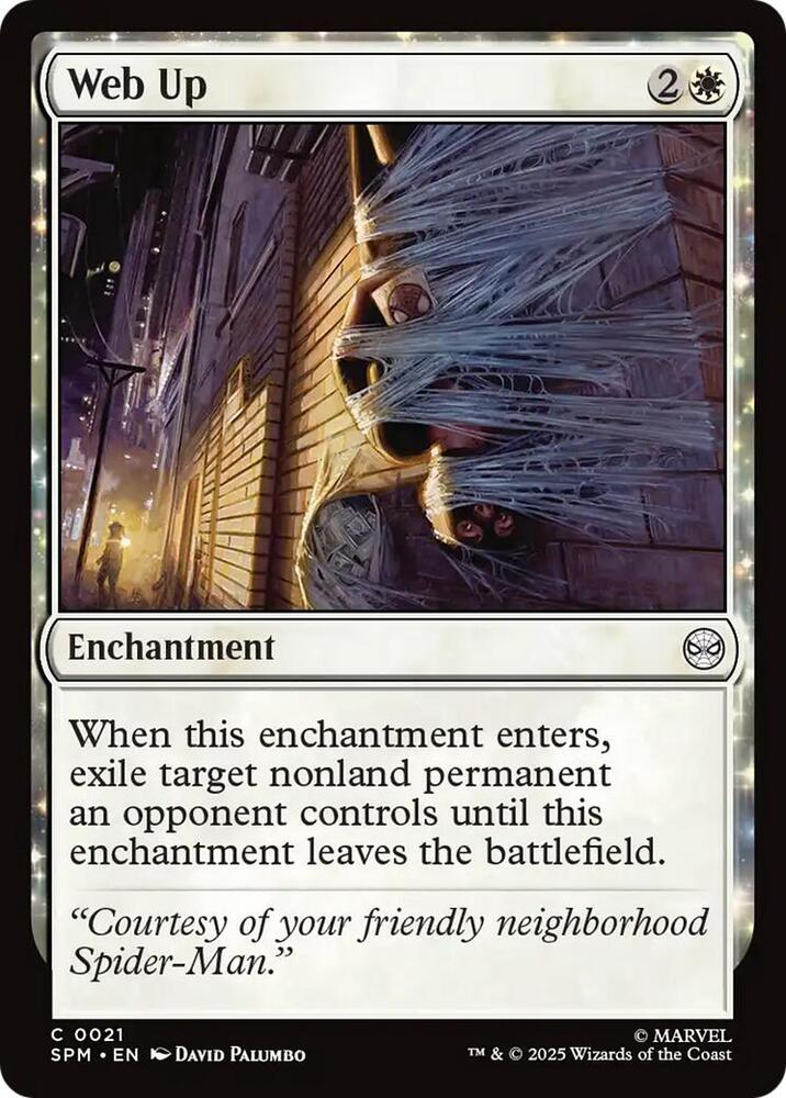 Web Up 21 card from Marvel's Spider-Man