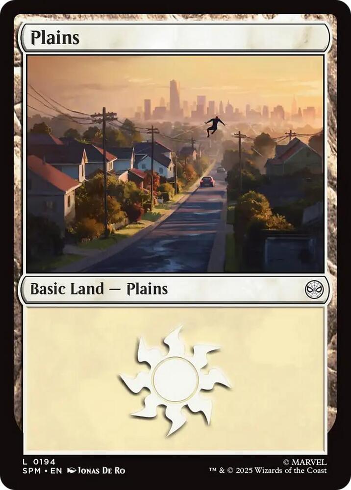Plains 194 card from Marvel's Spider-Man