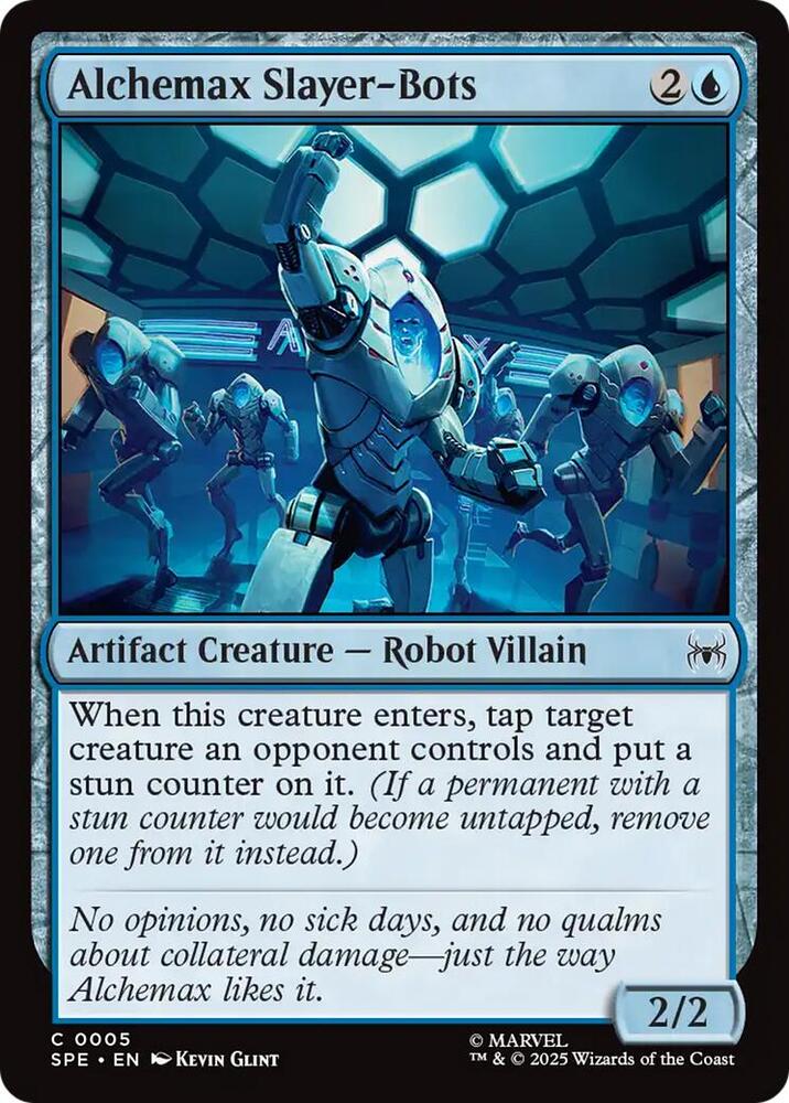 Alchemax Slayer-Bots 5 card from Marvel's Spider-Man: Eternal-Legal