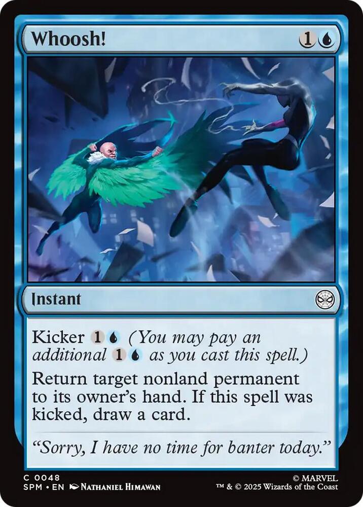 Whoosh! 48 card from Marvel's Spider-Man