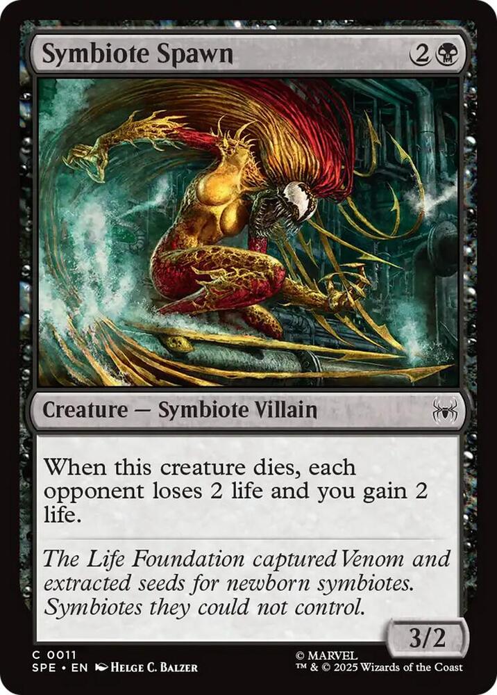 Symbiote Spawn 11 card from Marvel's Spider-Man: Eternal-Legal