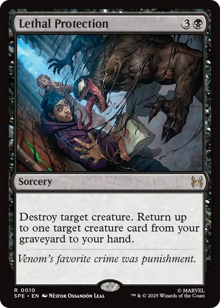 Lethal Protection 10 card from Marvel's Spider-Man: Eternal-Legal