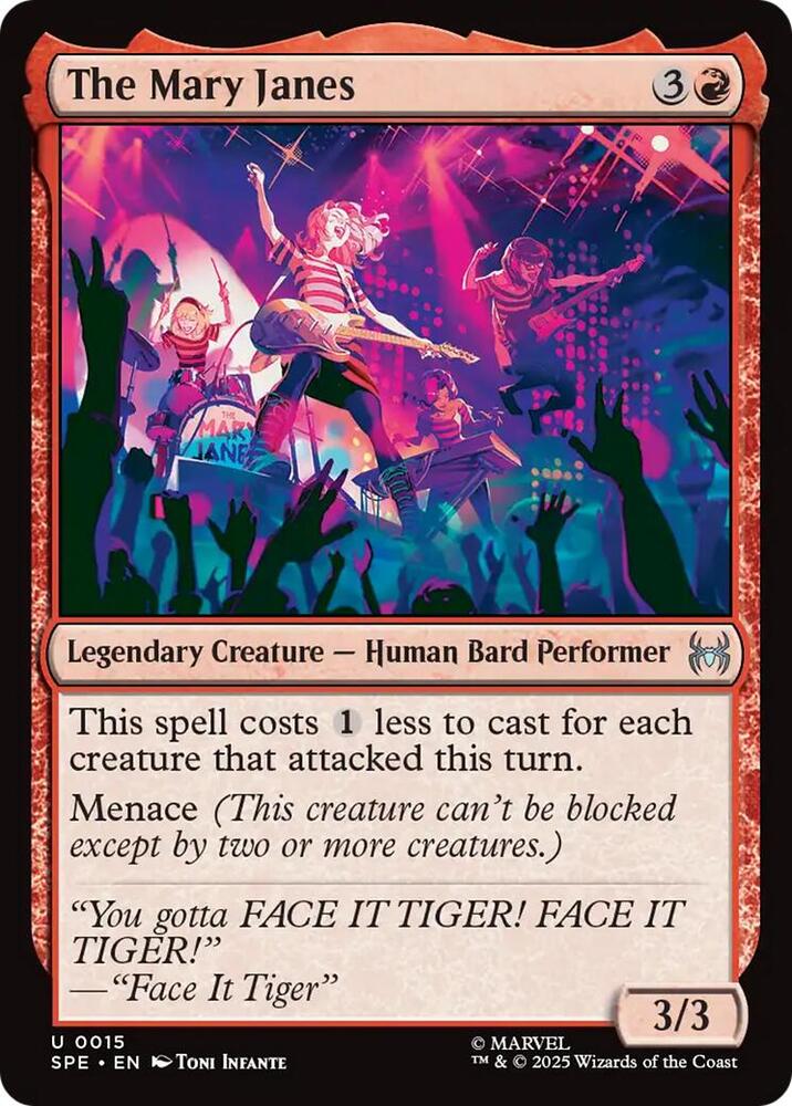 The Mary Janes 15 card from Marvel's Spider-Man: Eternal-Legal
