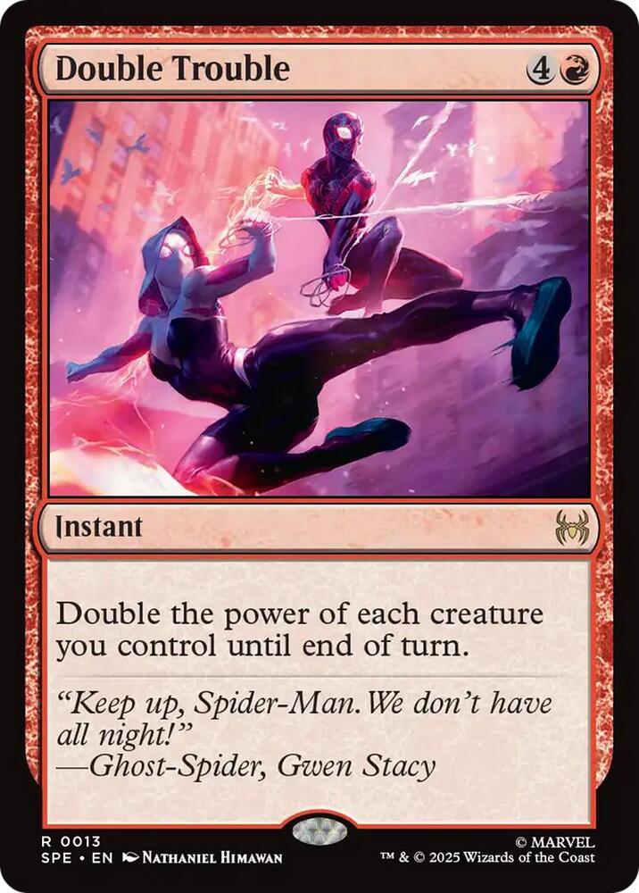 Double Trouble 13 card from Marvel's Spider-Man: Eternal-Legal
