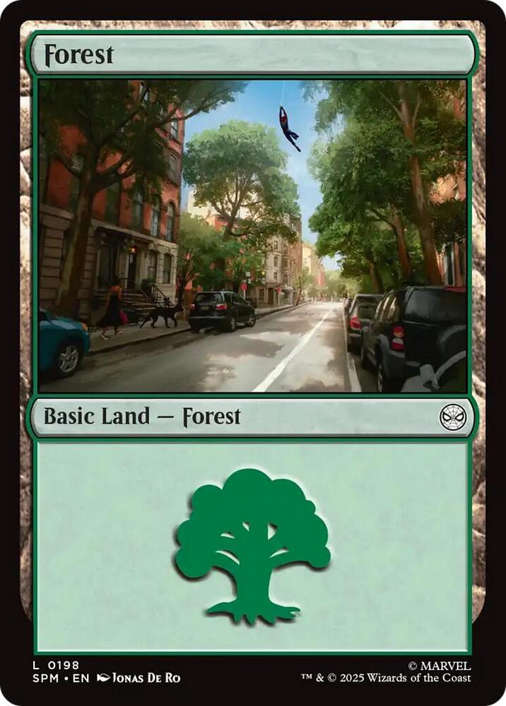 Forest 198 card from Marvel's Spider-Man