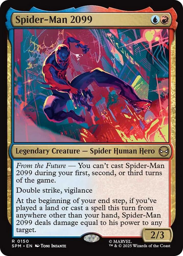 Spider-Man 2099 150 card from Marvel's Spider-Man