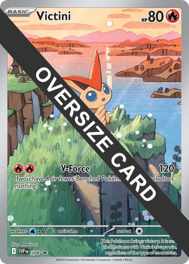 Victini 208 card from Jumbo Cards
