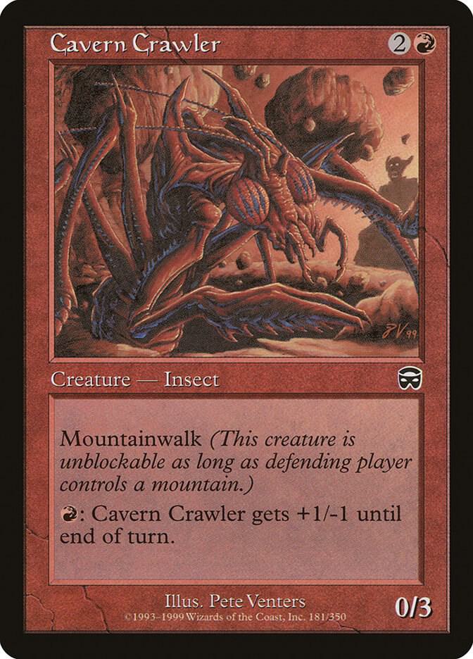 Cavern Crawler 181 card from Mercadian Masques