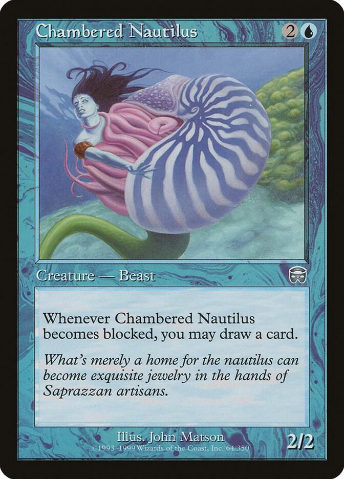 Chambered Nautilus 64 card from Mercadian Masques