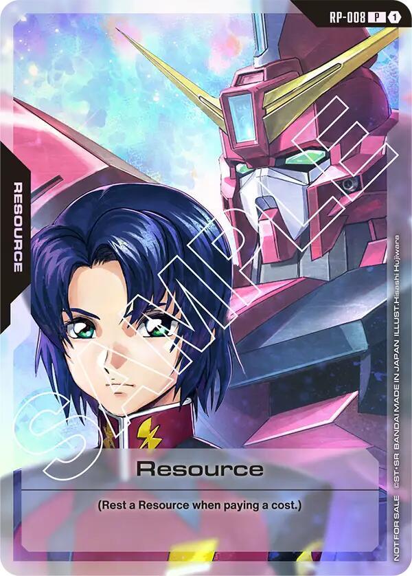 Resource (Mobile Suit Gundam SEED) RP-008 card from Promotional Resource Tokens