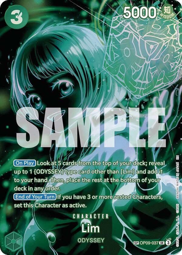 Lim (SP) OP09-037 card from Legacy of the Master