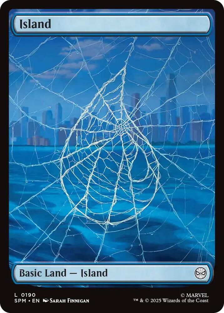 Island 190 card from Marvel's Spider-Man