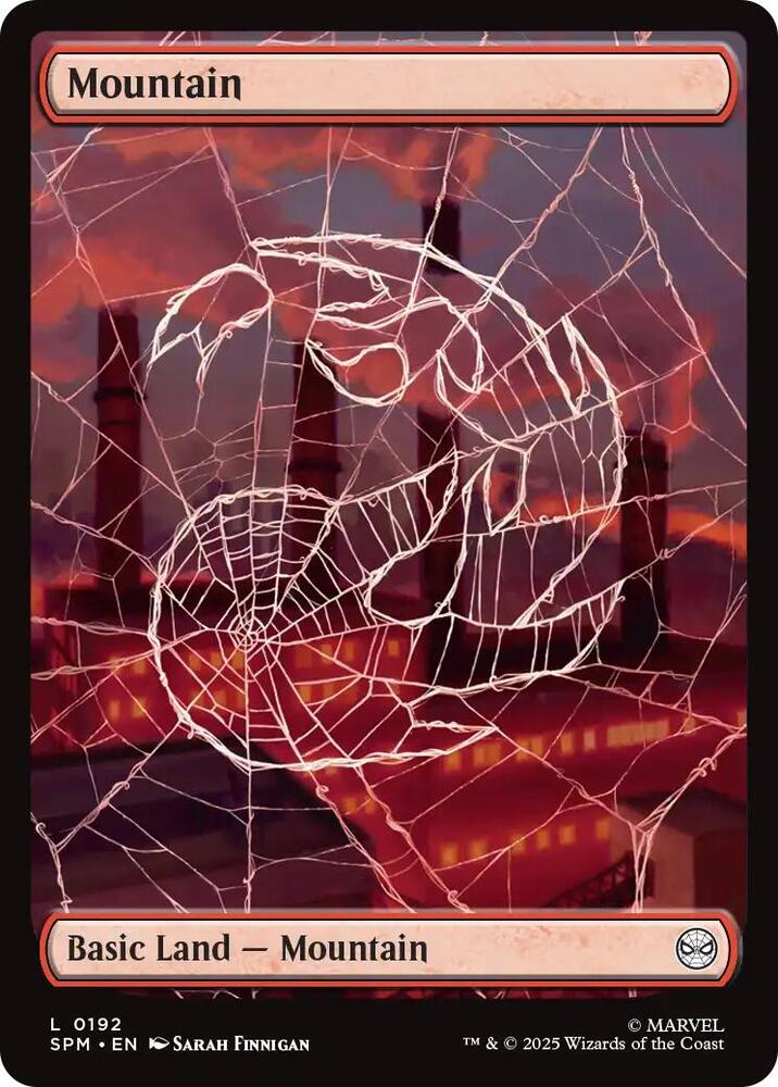 Mountain 192 card from Marvel's Spider-Man
