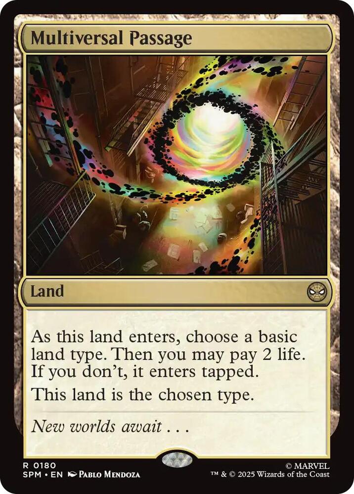 Multiversal Passage 180 card from Marvel's Spider-Man