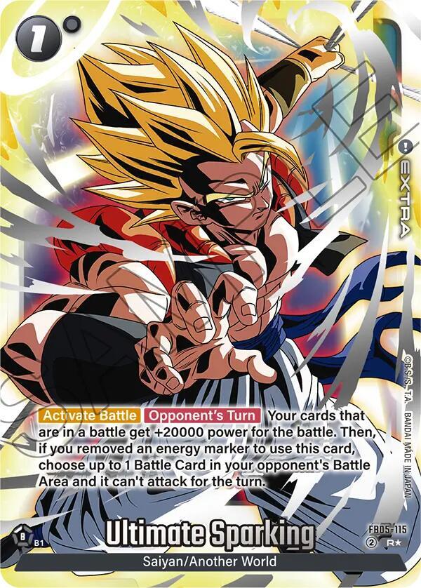 Ultimate Sparking (Reprint) FB05-115 card from Fusion World Promotion Cards and Packs