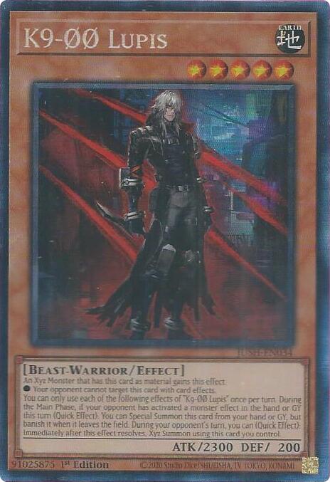 K9-00 Lupis (CR) JUSH-EN034 card from Justice Hunters